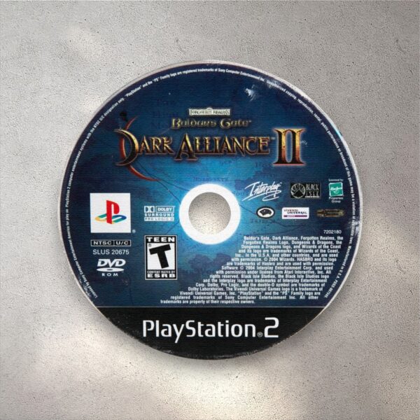 Baldur's Gate: Dark Alliance 2 - PS2 RUG