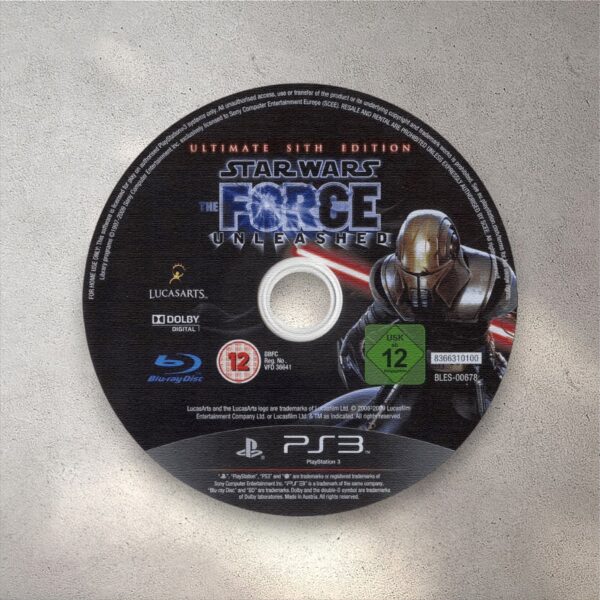 Star Wars: The Force Unleashed - PS3 RUG