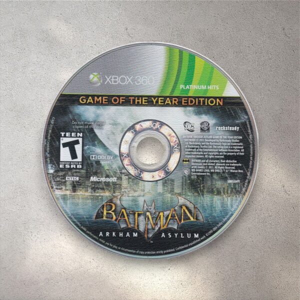 Batman: Arkham Asylum - Xbox 360 RUG