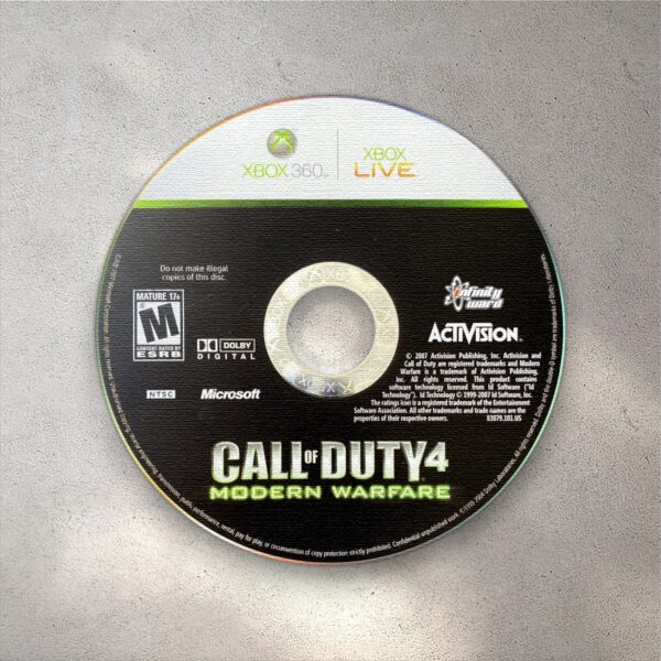 Call Of Duty 4: Modern Warfare - Xbox 360 RUG