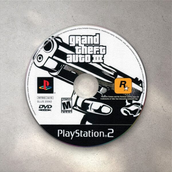 Grand Theft Auto (GTA) III - PS2 RUG