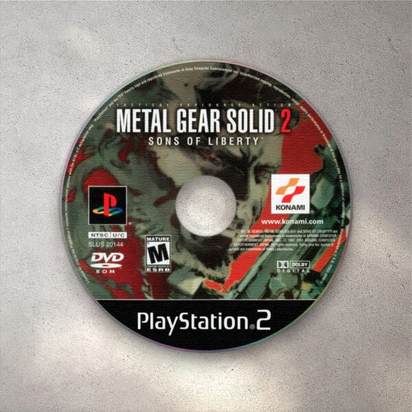 Metal Gear Solid 2: Sons of Liberty - PS2 RUG