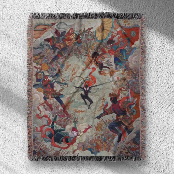 SPIDER-MAN SPIDERVERSE Blanket - LIMITED!