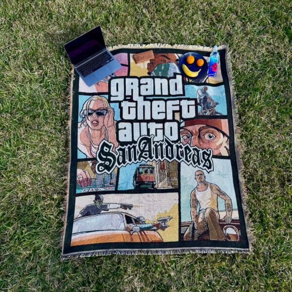 Grand Theft Auto (GTA) San Andreas Blanket - LIMITED! - Image 2
