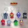 Adorable Comic-Themed Rubber Keychain - Random Pick! RUG