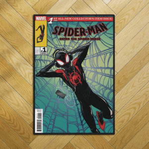 SPIDERVERSE BLUE RUG
